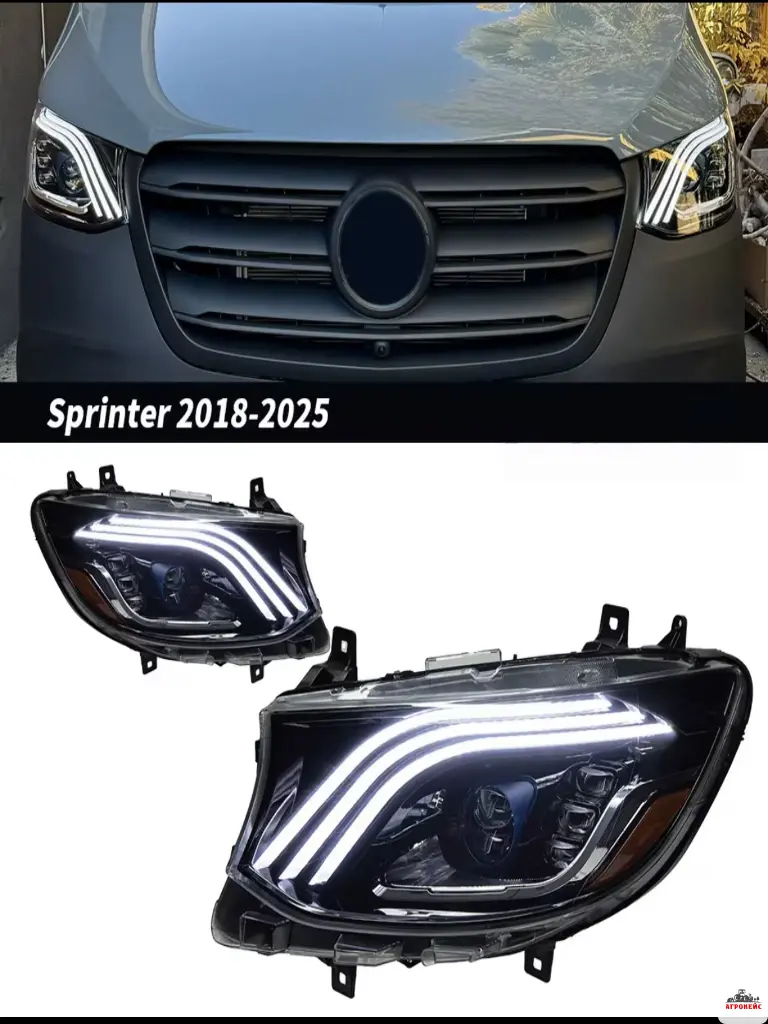 Mercedes Benz Sprinter 3 W907 2018+ фары Full LED тип Maybach   (арт. 2459) IMG_4093.jpeg